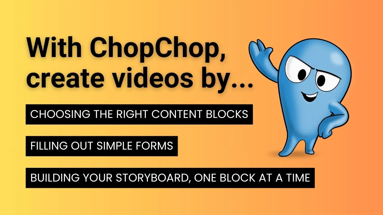 Create stunning videos easily with ChopChop video editing features. Beginners will find it super easy to work with, compared to other video editors.
